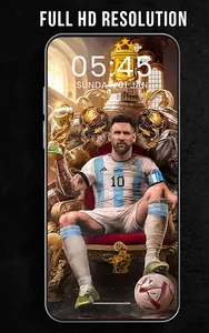 Messi HD wallpaper screenshot 0