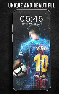 Messi HD wallpaper screenshot 1