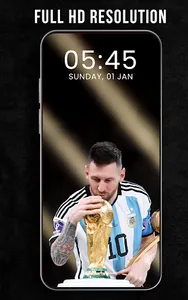 Messi HD wallpaper screenshot 3