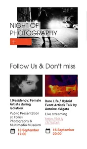 Tbilisi Photo Festival 2020 screenshot 1