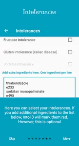 Intol 3 Food Intolerances Scan screenshot 6