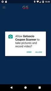Getsocio Coupon Scanner screenshot 2