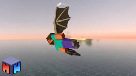 MCPE Dragon Wing Mod screenshot 0