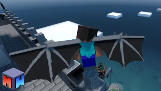 MCPE Dragon Wing Mod screenshot 1