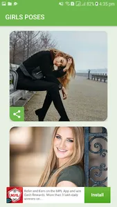 Girls poses with photos screenshot 5