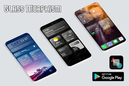 Glassmorphism widgets for kwgt screenshot 0