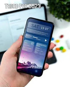Glassmorphism widgets for kwgt screenshot 9