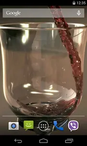 Glass of Wine Video LWP screenshot 1