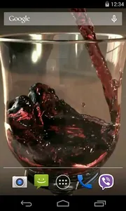 Glass of Wine Video LWP screenshot 4