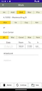 pocketTIME2 screenshot 2