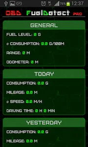 OBD Fuel Detect PRO screenshot 4