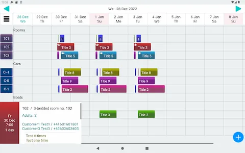 Booking Manager 2 Lt. screenshot 12