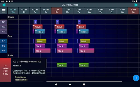 Booking Manager 2 Lt. screenshot 9