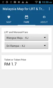 Malaysia Map for LRT & Train screenshot 1