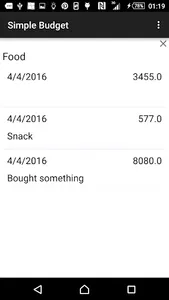 Simple Budget screenshot 2