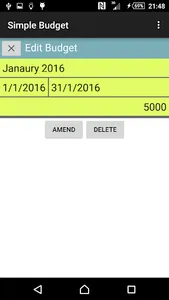 Simple Budget screenshot 5