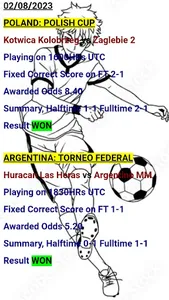 Gold Correct Score Tips screenshot 0