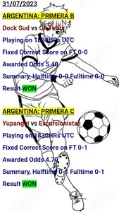 Gold Correct Score Tips screenshot 2