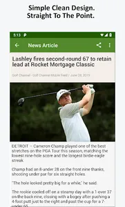 Golf News screenshot 4