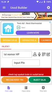 USSD Injek isi pulsa paket screenshot 0