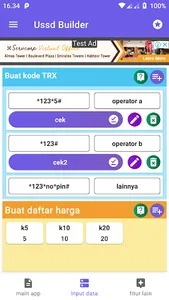 USSD Injek isi pulsa paket screenshot 2