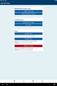 NIOSH PPE Tracker screenshot 23