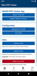 NIOSH PPE Tracker screenshot 7