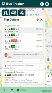 DDOT Bus Tracker screenshot 2