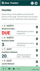 DDOT Bus Tracker screenshot 3