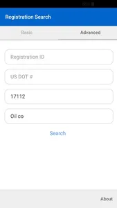 Hazmat Registration Search screenshot 6
