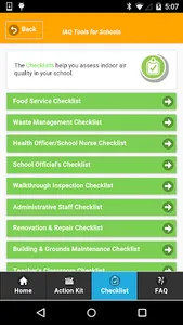 School IAQ Assessment Tool screenshot 1