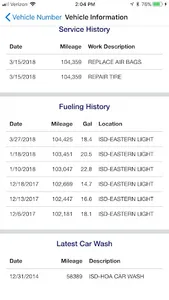 ISD VehicleApp screenshot 1