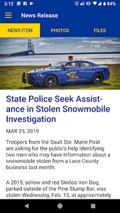 Michigan State Police screenshot 3