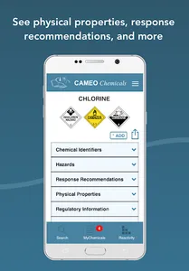 CAMEO Chemicals screenshot 1