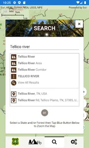 Visitor Map - USFS Lands screenshot 1