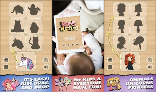 Princess Fairy Magic Puzzles screenshot 10