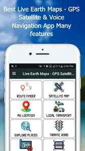 Live Earth Map & Route Planner screenshot 0