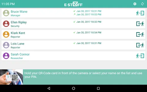 eStaff - Time & Attendance screenshot 0