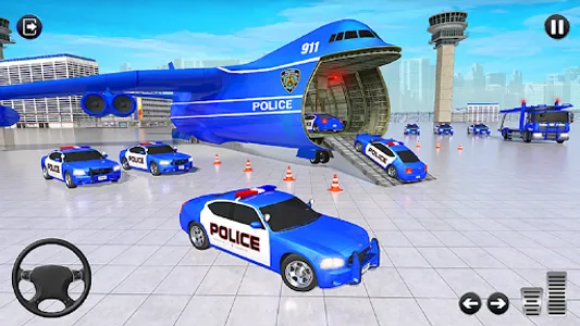 Police Vehicle Cargo Truck Sim screenshot 10