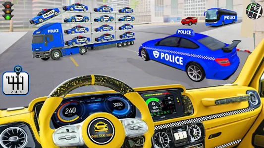 Police Vehicle Cargo Truck Sim screenshot 26