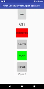 French Vocabulary for English  screenshot 0