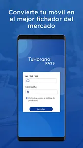 TuHorario Pass. Registro con t screenshot 0