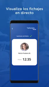 TuHorario Pass. Registro con t screenshot 2