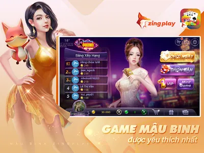 Poker VN ZingPlay ( Mậu Binh) screenshot 8