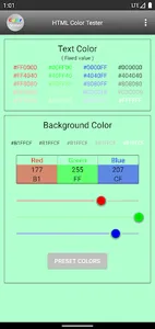 HTML Color Tester screenshot 4