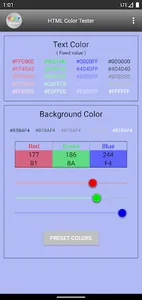 HTML Color Tester screenshot 5
