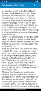 Guardian angel prayers screenshot 2