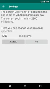 Salt Calculator screenshot 1