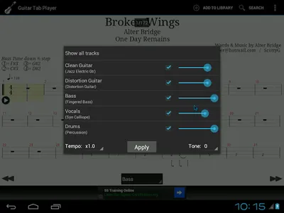 Guitar Tab Player screenshot 8