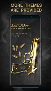 Cool Gun Shooting Lock Screen screenshot 1
